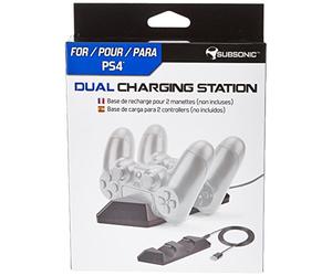 SUBSONIC - Charging station for 2 Playstation 4 controller - PS4 Dual charging Station for PS4 / PS4 Slim / Ps4 Pro controller