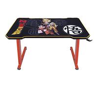 Subsonic Dragon Ball Z Gaming Desk 110x60cm - Official DBZ Licence | Unleash your inner Super Saiyan - the official Dragon Ball Z gamer computer desk, 110x60cm, headset & cup holder included.
