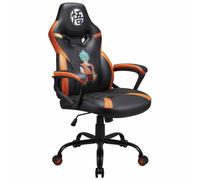 Subsonic DBZ Dragon Ball Z Gaming Office Chair Black Official Licence Kids | Official Dragon Ball Z black gamer office chair - 5cm HD foam, DBZ embroidery, ergonomic & height-adjustable rocking seat