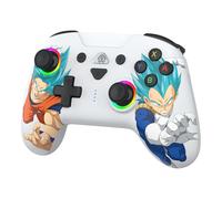 Subsonic - Dragon Ball Z Wireless Controller for Switch 2 / Switch - Ergonomic Goku vs Vegeta Bluetooth Controller with LEDs, Vibration and Gyroscope - Black