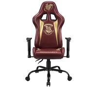 Subsonic Harry Potter Gaming Chair Pro Hogwarts Red Official Licence Adult | Official Harry Potter Pro adult & teen gamer chair - Hogwarts Red, 8cm HD foam, 135° reclining & 3D adjustable armrests.