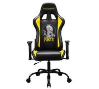 Subsonic - Iron Maiden Gaming Chair - Ergonomic Office Chair with High-Density Foam, Reclining Backrest and Adjustable 3D Armrests - Adjustable Height - Black