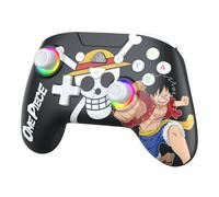 Subsonic - One Piece Wireless Controller for Switch 2 / Switch - Ergonomic Luffy Fishman Bluetooth Controller with LEDs, Vibration and Gyroscope - White
