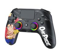 Subsonic - One Piece Wireless PS5 Controller with Back Paddles and LEDs - Luffy Fishman Controller with Vibration and Touchpad - Compatible with PlayStation 5 and PC - Black