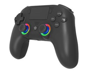 Subsonic PS5 & PC Wireless Controller - 2 Back Paddles - RGB Black | 2 back paddles, turbo, RGB LED, gyro, touchpad, 3 vibration levels & 10h wireless - built for PS5 & PC