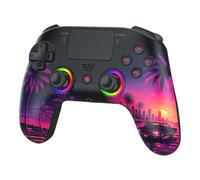 Subsonic PS5 & PC Wireless Controller 2 Back Paddles - RGB LED - Sunset | 2 back paddles, turbo, RGB LED, gyro, touchpad, 3 vibration levels & 10h wireless - built for PS5 & PC