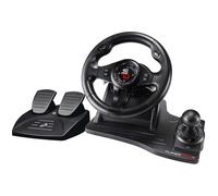 Superdrive - GS550 Racing steering wheel with Pedals, paddles shifter, shifter & vibration for Xbox Serie X/S, PS4, Xbox One, PC (programmable f