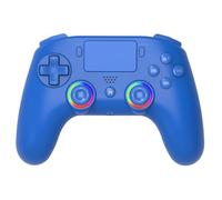 Subsonic - Wireless controller for PS4 / Playstation 4 - Bluetooth controller with LED, vibration and gaming headset jack - Blue [playstation_4]