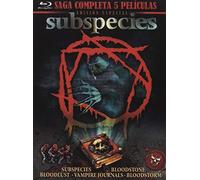 Subspecies Complete Blu ray Set Subspecies + Subspecies II Bloodstone + Subspecies III Bloodlust + Subspecies IV Bloodstorm + Vampire Journals (Spanish Release) Plays in English
