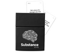 Substance Card Game - 90 Conversation Cards for Adults, Couples, Friends, Co-Workers, Strangers - Meaningful, Deep Conversation Started Card Game for Game Night or Date Night - 2-6 Players