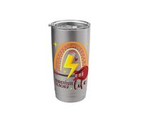 Substitute Teacher Life Boho Rainbow Retro Guitar Teachers Stainless Steel Insulated Tumbler