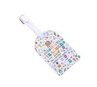 Substitute Teacher Luggage Tags for Suitcases Teacher’s Day Substitute Teacher Appreciation Gift Travel Bag Labels (Substitute Teacher Tag)