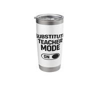 Substitute Teacher Mode On Stainless Steel Insulated Tumbler