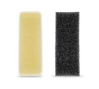 SubstrateSource Mighty Aquarium Filter HOB Replacement Media - Replacement for Fish Tank Filters, Hang-on-Back Small Aquarium Filter, Replacement Filter Cartridge - XS MG02 Replacement Sponge, 2-Pack
