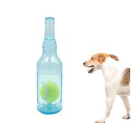 SubTack Dog Chew Toys - Indestructible Dog Toy with Tennis Ball Squeaky Bottle for Small, Medium & Large Dogs, Outdoor Playing, Training, Chewing & Dental Care Interactive Puppy Toy