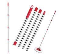 SubTack Mop Handle Replacement for Vileda Spin Mop - 58" Extendable Stainless Steel Mop Stick Compatible with Spin Turbo,Turbo Smart, EasyWring Mop Handle, Effortless Floor Cleaning
