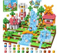 Subtail 216PCS Magnetic Blocks - Magnetic Building Blocks Tiles Stacking Construction Toys STEM Sensory Toys for Toddlers Kids Boys Girls Ages 3 4 5 6 7 8 9 10 Christmas Birthday Gifts Stowable