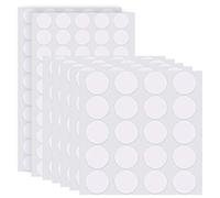 SUBTAVIK 200 Pieces Transparent Putty, Double Sided Sticky Dots Removable Round Putty Waterproof Adhesive Putty Traceless Sticky Putty for Glass Wall Metal Wood Ceramic Plastic (20mm+30mm)