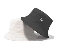 SUBTAVIK Reversible Kids Sun Hat, Smile Face Toddler Bucket Hat - Wide Brim Boys & Girls Double Sided Breathable Sun Hats for 2-8 Years: Girl, Boy