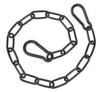 SUBTAVIK Stainless Steel Chain Lock, 57cm/22inch, Silver, with Both-Ended Carabiners, Ideal for Outdoor Fences, Pet Cages, Corral Supplies