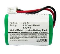 subtel 1x Battery for Pet/Dog Collar compatible with Kinetic MH120AAAL4GC - (150mAh, 4.8V)