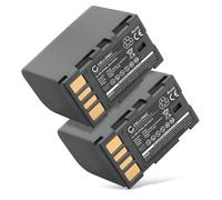 subtel 2x Battery compatible with JVC EX-Z2000, GR-D720, GR-D721, BN-VF808 | 2250mAh, 7.4V, Lithium Ion for JVC GR-D725, GR-D726, GS-TD1, GY-HM100, GY-HM150E, GZ-HD10, GZ-HD3, BN-VF808U, BN-VF815