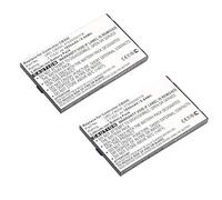 subtel 2x Battery compatible with Sonos Controller CR200, CB200WR1, MH28768 | 1850mAh, 3.7V, Lithium Ion for Sonos Controller CB200, 01000000118, 108098058018052, 425060N, URC-CB200