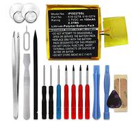 subtel, Battery for mp3 Player compatible with Apple iPod Shuffle 2 Gen. - A1204 (3.7V, 100mAh) + Tool set