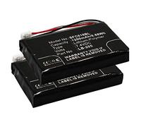 subtel, Battery for Payment terminal/POS compatible with Safescan LB-205, 131-0477, 6185 (7.4V, 1200mAh) 2 Pieces