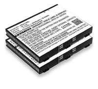 subtel, Battery for Router & mobile hotspots compatible with Netgear NightHawk M2, MR2100 (5040mAh, 3.7V) 2x Replacement battery W-10a
