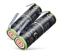 subtel, Battery for Shaver compatible with Braun 7570, 8985, 5505, 8970, 5000, 8595, 3710 (1.2V, 2500mAh) 2 Pieces