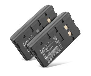 subtel CELLONIC® 2x NP-55 NP-98 NP-68 NP-33 NP-78 Battery Replacement for Sony CCD-TR705E TR750E TR805 TR55E TR350 TR303E TR2000E CCD-V5000 CCD-FX270E 2100mAh Camera Spare Backup Power Pack