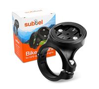 subtel Handlebar Mount - Bracket for GPS & Cycling Computer - compatible with Garmin Edge, Sigma Sport Rox, Bryton Rider - Fits handlebars Ø 25mm to 35mm - Black