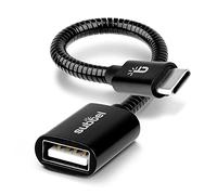 subtel OTG Cable USB-C (Type-C) compatible with Medion LifeTab P10612 | USB-C (Type-C) > USB A, 15cm, Black, for Medion LifeTab X10605 (MD60656)