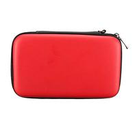 subtel Protective Case Compatible for Nintendo 3DS XL, DSi XL, New 2DS XL, Retroid Pocket 2 Plus, Analogue Pocket - Portable Travel Hardcase with Game Card Holder - Red