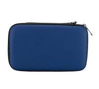 subtel Protective Case Compatible for Nintendo 3DS XL, DSi XL, New 2DS XL, Retroid Pocket 2 Plus, Analogue Pocket - Portable Travel Hardcase with Game Card Holder - Blue