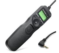 subtel Shutter Release Cable with Timer compatible with Canon EOS 2000D | Intervalometer, 90cm, 2x AAA batteries (NOT included in delivery), for Canon EOS 2000D, for Pentax K-3, for Samsung GX-20