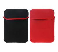 subtel Sleeve bag compatible with 13,3" laptops, neoprene case cover black/red