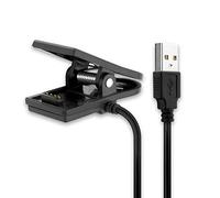 subtel USB Smart Watch Charger Replacement for Garmin Approach G10, S20 / Forerunner 30, 230, 235, 645, 645 Music Fast Charging 1A Data Cable Smartwatch Fitness Tracker PVC - Black