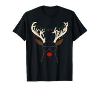 Subtle Anti Trump Reindeer Holiday Protest Design T-Shirt
