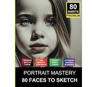 Subtle Faces: 30% Opacity Sketchbook - 80 Pages of Lightly Shaded Portraits: A Creative Sketchbook with Lightly Shaded Portraits for Drawing and Practice
