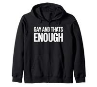 Subtle Gay Pride Minimal Pride Gift For Gay Man Zip Hoodie