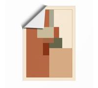 Subtle Geometry Minimalist Unframed Wall Art Print A2 (59.4×42cm), Wall Decor for Living Room, Bedroom, Office & Home, Art Gift