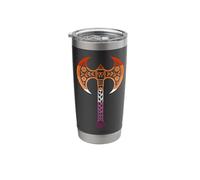 Subtle Lesbian Symbol Labrys Violet Sapphic Stainless Steel Insulated Tumbler