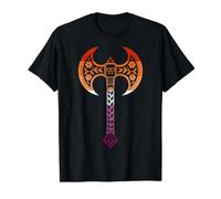 Subtle Lesbian Symbol Labrys Violet Sapphic Value Graphic T-Shirt, Men, Black, S