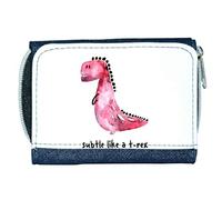 Subtle Like A T-Rex Watercolour Dinosaur Stylish Ladies Purse