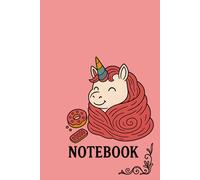 Subtle Rainbow Color Theme Unicorn Design Notebook 6x9” 200 pages | Hardcover | College Ruled Lined: Lined Notebook with Colorful Cartoon Design | Fun and Cute Gift for Unicorn Lovers