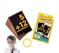 Subtraction Flash Card, Multiplication Flash Card - Flash Cards for Addition and Subtraction,50 Total Teaching Aid Cards, Engaging Quick Flash Cards for Nursery