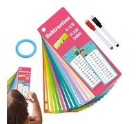 Subtraction Flash Cards, Mathematical Facts Flash Cards - 15X Erasable Multi-Math Flash Cards, Fun Math Games For, Mathematical Practice Tool, Interactive Toy