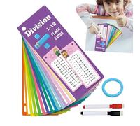 Subtraction Flash Cards, Mathematical Facts Flash Cards, 15X Erasable Multi-Math Flash Cards | Interactive Multiplication and Division Flash Cards, Addition Cards